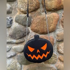 Sourpuss Sparkle Pumpkin Purse